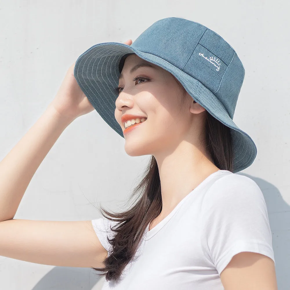 Women's Deformable Brim UV Protection  Fisherman Bucket Hat UPF 50 